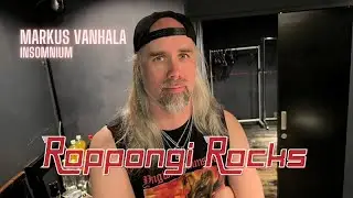 Backstage interview in Tokyo with Markus Vanhala of Insomnium