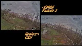 Emax pagoda 2 vs Realacc UXII 5.8 FPV antenna DVR