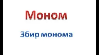 Моном.  Сабирање монома