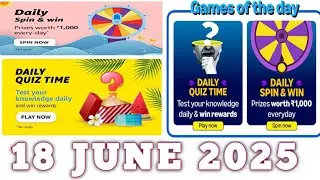 Amazon Quiz Answers Today | 18 June 2025