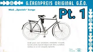 Velosipēda demontāža (Ērenpreis restaurācija, Pt. 1)