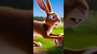 A rabbit rescue a kitten from a accident