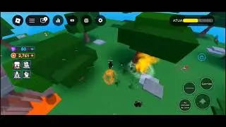 Jogando lutas de aura no roblox