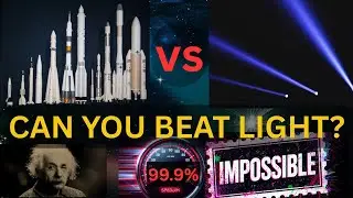 1000 Rocket Engines vs Light Speed - Who Wins?