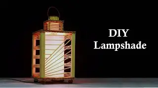 Creative Bamboo Stick Lamp &ndash; Handmade Wooden Night Light Idea!