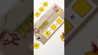 Kids Activity 🧩 | Monkey Math Adventures #printables #chanafavors #kidsactivities #addition #shorts