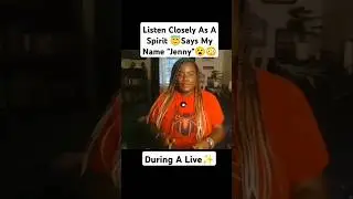 Listen Closely As A Spirit🕊️😇 Says My Name 