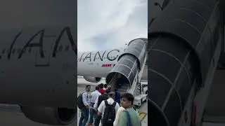 Star alliance Air India huge flight