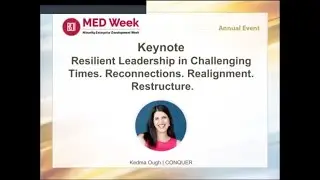 BDI MED Week 2020 |  Keynote, Kedma Ough