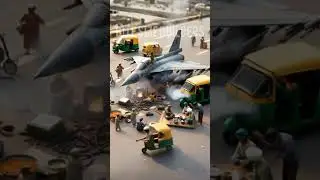 Mini Workers Repair Jet Fighter in Indian Street | Bite Size Builders Comedy Scene