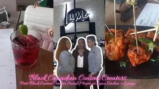 LUME KITCHEN + LOUNGE | MEETING BLACK CONTENT CREATORS IN TORONTO #VLOG #37 #FYP #CONTENTCREATORS