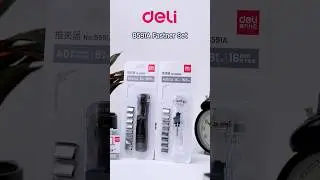 Deli 8591A Fastner Set 📎Staple-free. Reusable. Portable.#DeliStationery #deliindia