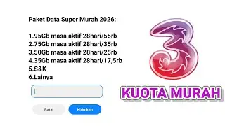 🔴PAKET INTERNET PALING MURAH TRI  2025_KODE DIAL TRI TERBARU