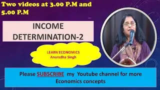 Income determination-2I  important concept of Economics # Propensity to consume #investment #saving