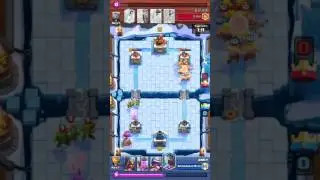 Clash Royale Arena 8 Ice Wizard vs Sparky Battle