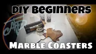 DIY Beginners Marble Coasters