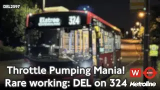 Throttle Pumping & Downshift Action | Rare Working MMC DEL2597 gets caned on Route 324