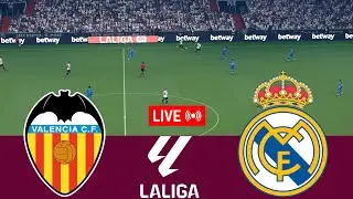 [LIVE] Valencia vs Real Madrid La Liga 25/26 Full Match - Video Game Simulation