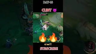 Day 16: One Bullet, One Kill? Clint FULL BURST Build 🔫 #mobilelegends #mlbb #funnymoments #shorts