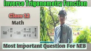 VIP QST of Math for NEB class 12