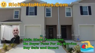 Atria Townhomes for Sale | Ridgewood Lakes | DR Horton Glen Model | Davenport Gated | 55+ Adult