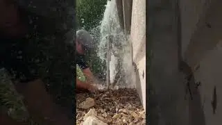 Epic Plumbing Fail #milwaukeetool #plumber #plumbing #water #arizona #goodyear #phoenix #az