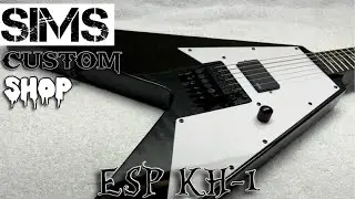 ESP KH-1 Kirk Hammett Flying V - Refinish by Sims Custom Shop