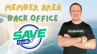 Save Club members area and back office overview