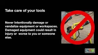 BSD CTE Safety   Take Care of Your Tools