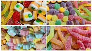 Filling Platter with Sweets 🍬 ASMR 🍭 Compilations #oddlysatisfying #sweet #candy 