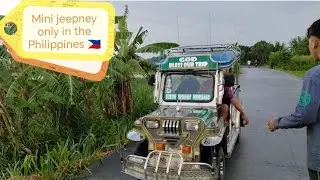 grabi ayaw pumara ni umanong driver😱😂 mini jeepney most beautiful in the Philippines