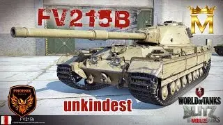 WoT Blitz FV215b Ace mastery medal [unkindest]