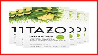 Discover the Refreshing Calm of Tazo Green Ginger Tea Bags