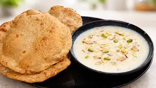 Poori Kheer 😍 | Soft Poori + Creamy Chawal Ki Kheer  kunde ke niyaz ke liye perfect 