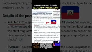 All Haitians are black