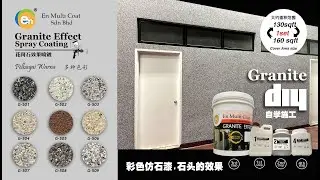 DIY Granite effect spray