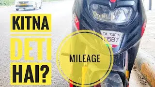 Aprilia sr150   1.5 years old mileage test