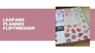 Leopard Planner Flipthrough [Happy Planner Fall Release 2022 - Washigang Haul]