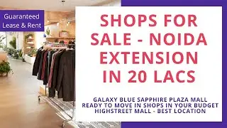 Best Commercial Project in Noida Extension |☎️7861008808 | Galaxy Blue Sapphire Plaza | Actual Video