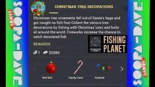 Fishing Planet Christmas Tree Decorations Mission