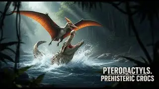 ancient antics pterodactyls vs prehistoric crocs unbelievable aquatic ambush the ultimate showdown y