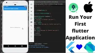 Your First Flutter App - Creating a new flutter project from scratch