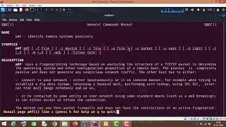 OS Fingerprinting using P0f | P0f Tool in Kali Linux