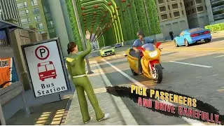 Long Bike Taxi Driver Game - Bike Taxi Driving Game - Android Gameplay