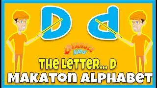 Знак Макатона для буквы Dd | Алфавитные знаки | Как учить знаки (я покажу вам)