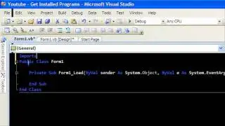 How to get a list of installed programs in Visual Basic 2008