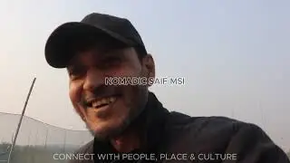 The beautiful nature of rural Bengal on the banks of the river/Rural life on the banks of the river/Ashulia/Nomadic Saif Msi