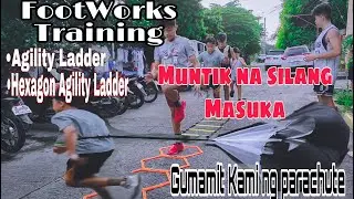 Footwork Drills using Agility Ladder and Hexagon Agility Ladder/ I Can Basketball training Camp