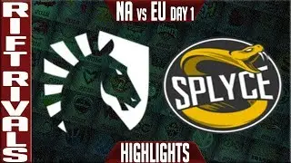 TL vs SPY Highlights | Rift Rivals 2018 NA vs EU Day 1 Groups | Team Liquid vs Splyce