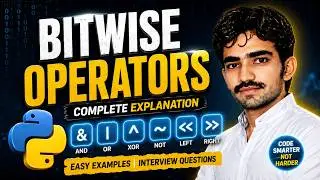 Bitwise Operators in Python | AND OR XOR Explained in Simple Way for Beginners